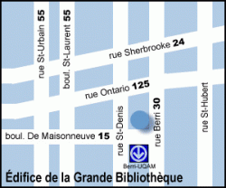 Plan de ville - Grande Bibliothèque